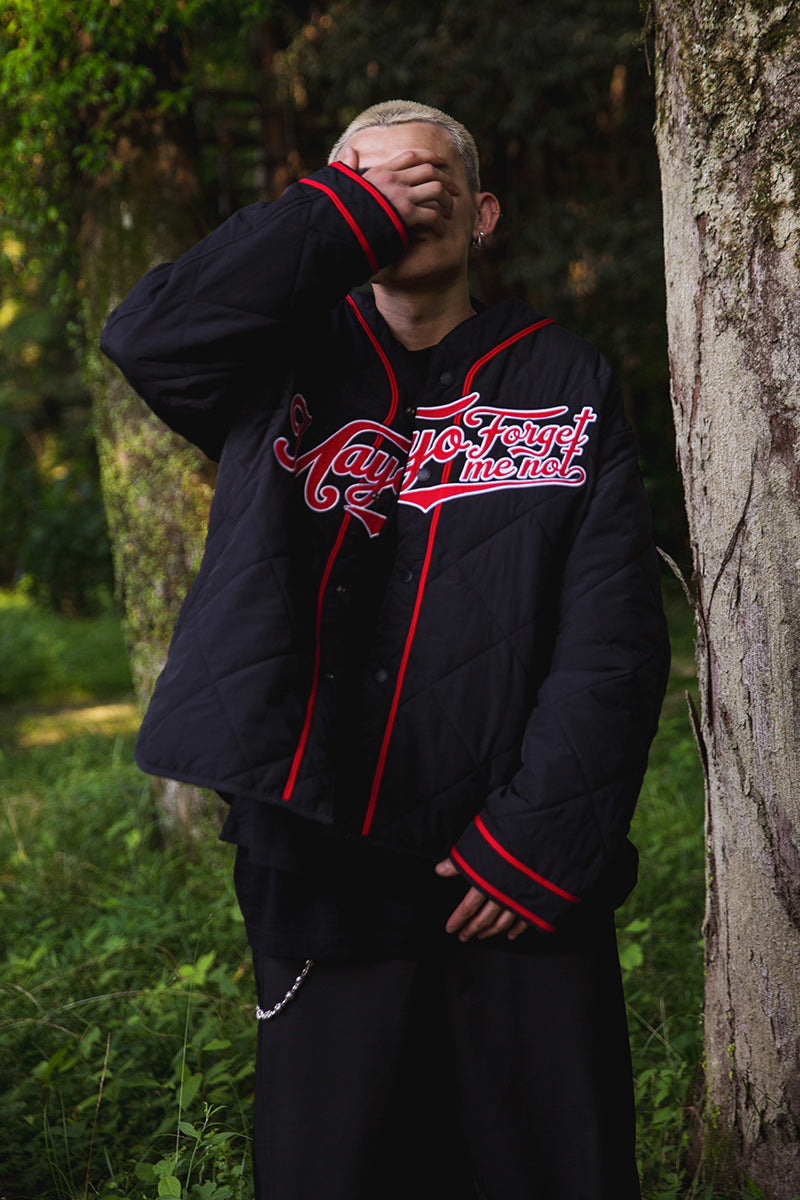 BASEBALL EMBROIDERY NYLON JKT – MAYO