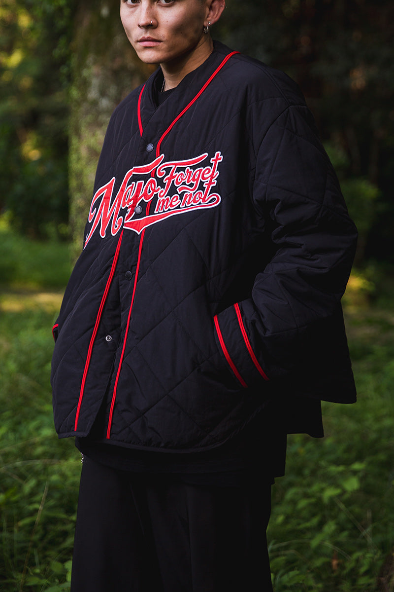 BASEBALL EMBROIDERY NYLON JKT