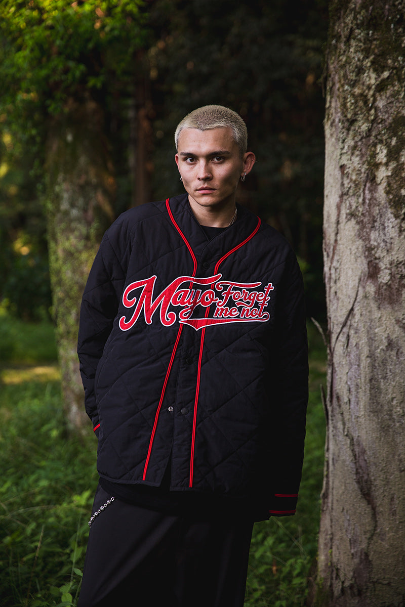 BASEBALL EMBROIDERY NYLON JKT – MAYO