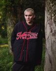 BASEBALL EMBROIDERY NYLON JKT