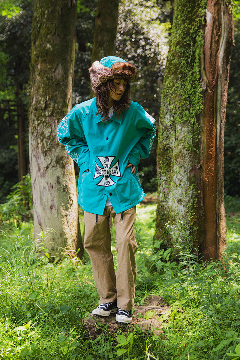 IRON CROSS EMBROIDERY REVERSIBLE COACH JKT