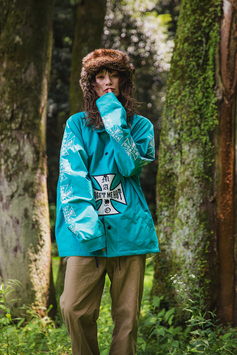 IRON CROSS EMBROIDERY REVERSIBLE COACH JKT