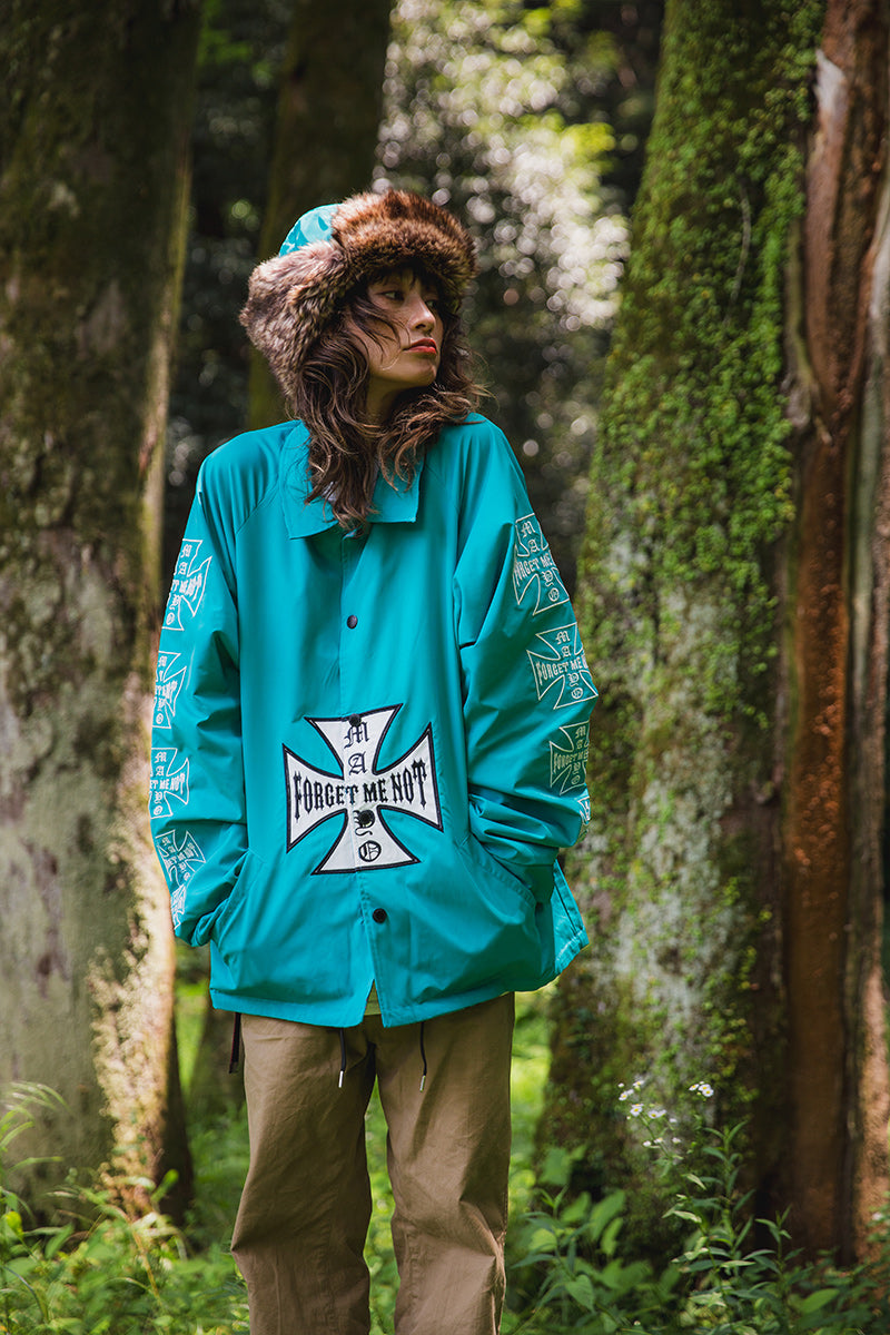 IRON CROSS EMBROIDERY REVERSIBLE COACH JKT