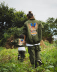 EAGLE  EMBROIDERY NYLON JKT