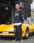 MAYO BANDANA SKULL EMBROIDERY SWEAT PANTS