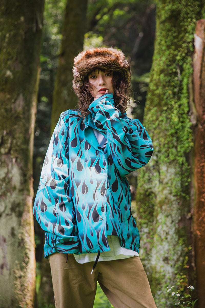 IRON CROSS EMBROIDERY REVERSIBLE COACH JKT