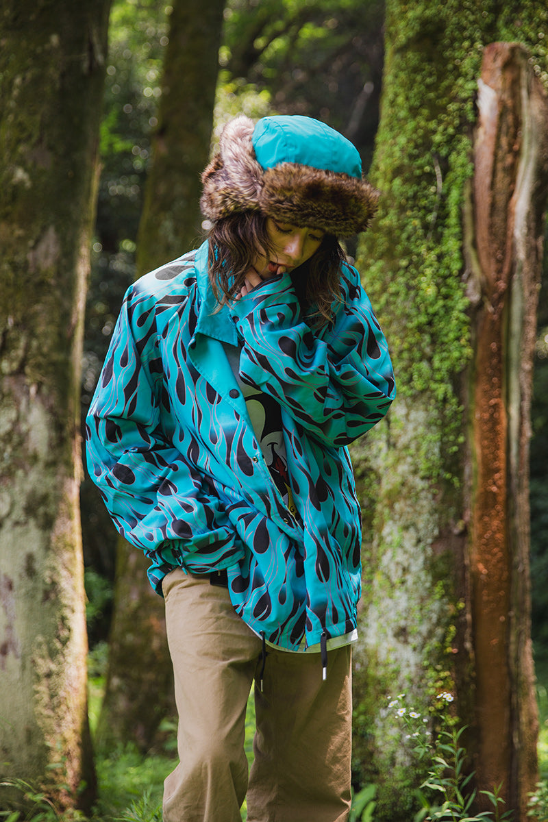 IRON CROSS EMBROIDERY REVERSIBLE COACH JKT