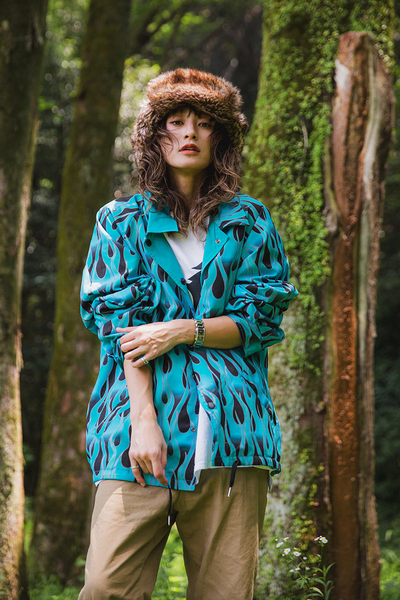 IRON CROSS EMBROIDERY REVERSIBLE COACH JKT