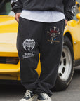 MAYO BANDANA SKULL EMBROIDERY SWEAT PANTS