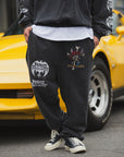 MAYO BANDANA SKULL EMBROIDERY SWEAT PANTS