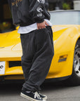 MAYO BANDANA SKULL EMBROIDERY SWEAT PANTS