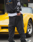 MAYO BANDANA SKULL EMBROIDERY SWEAT PANTS