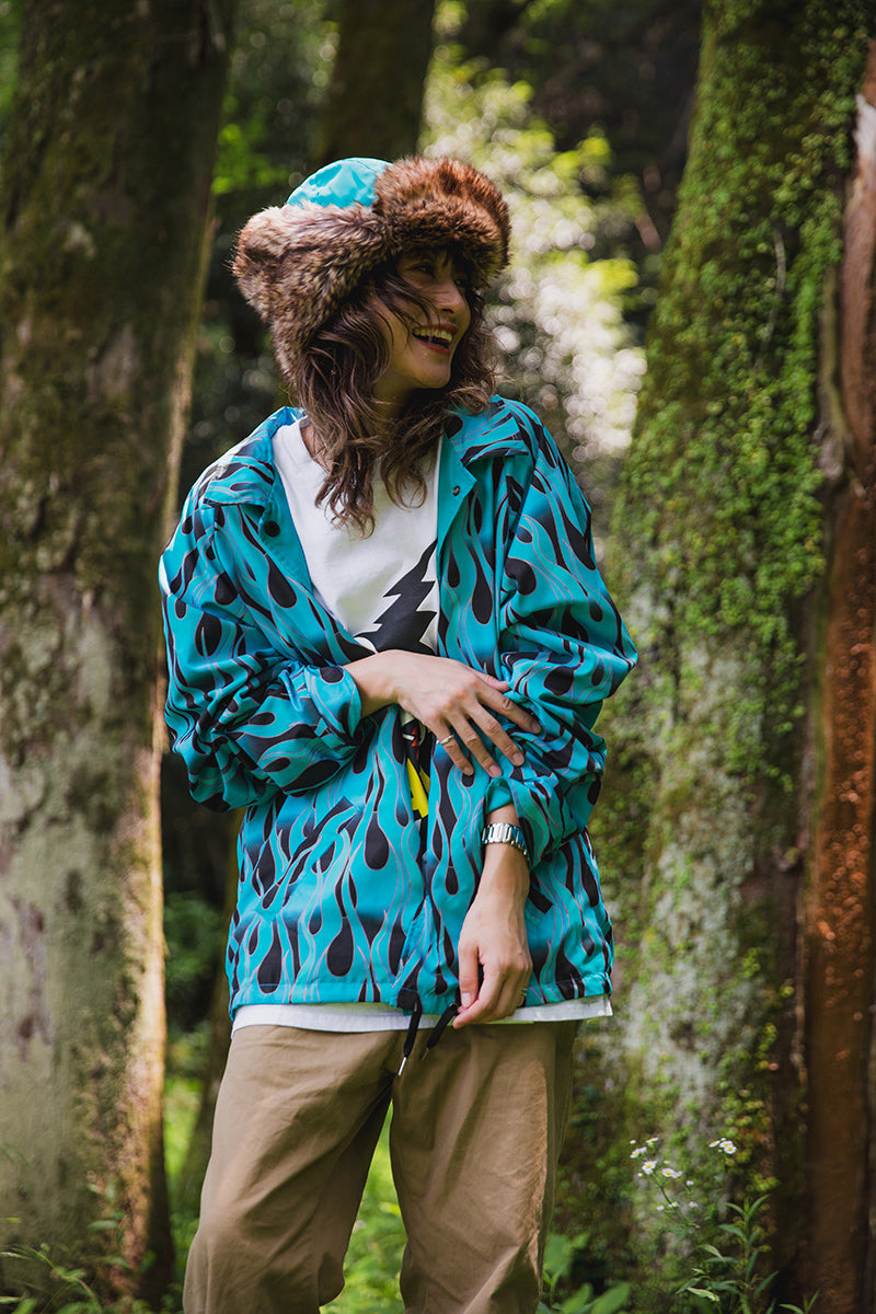 IRON CROSS EMBROIDERY REVERSIBLE COACH JKT