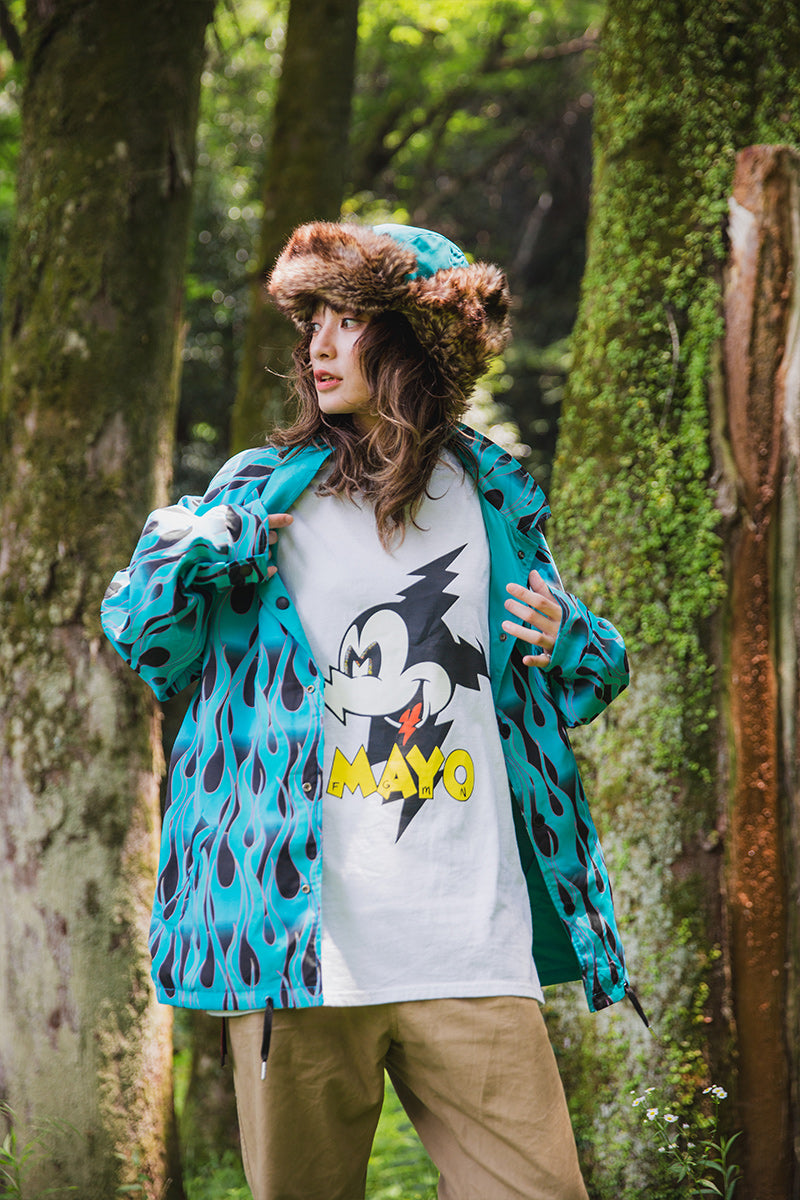 IRON CROSS EMBROIDERY REVERSIBLE COACH JKT