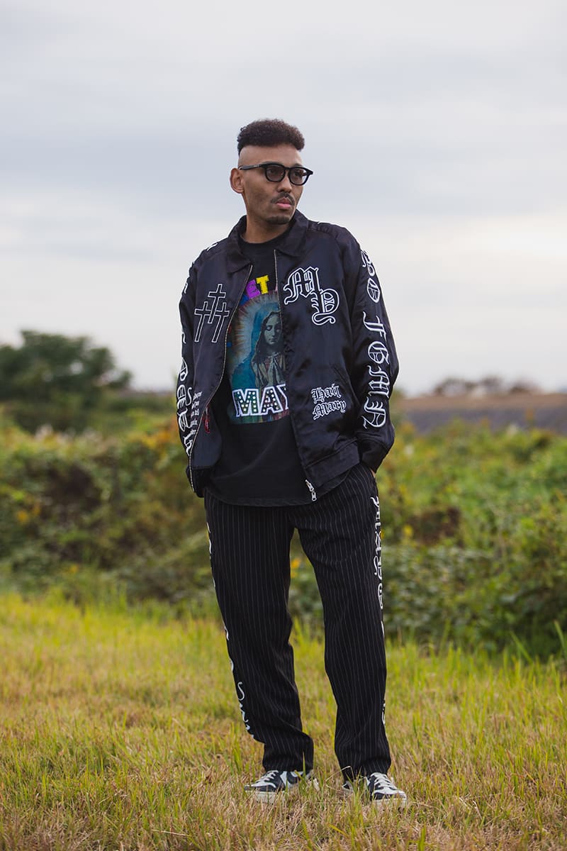 MAYO EMBROIDERY WITH COLLAR REVERSIBLE SOUVENIR JKT