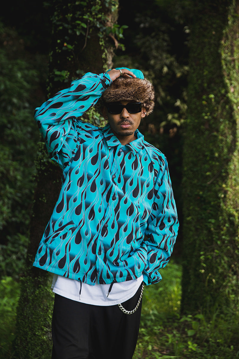 IRON CROSS EMBROIDERY REVERSIBLE COACH JKT