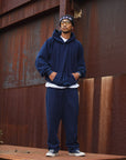 FADE PLAIN EMBROIDERY SWEAT PANTS