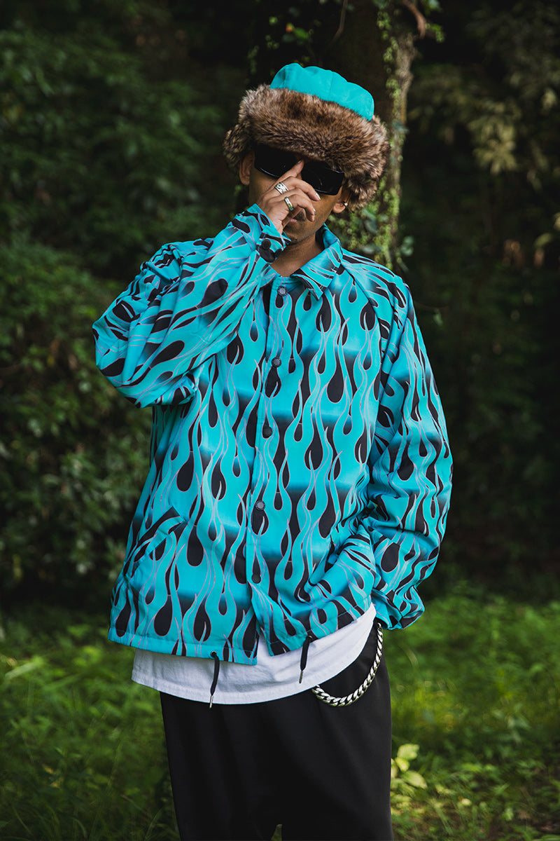 IRON CROSS EMBROIDERY REVERSIBLE COACH JKT