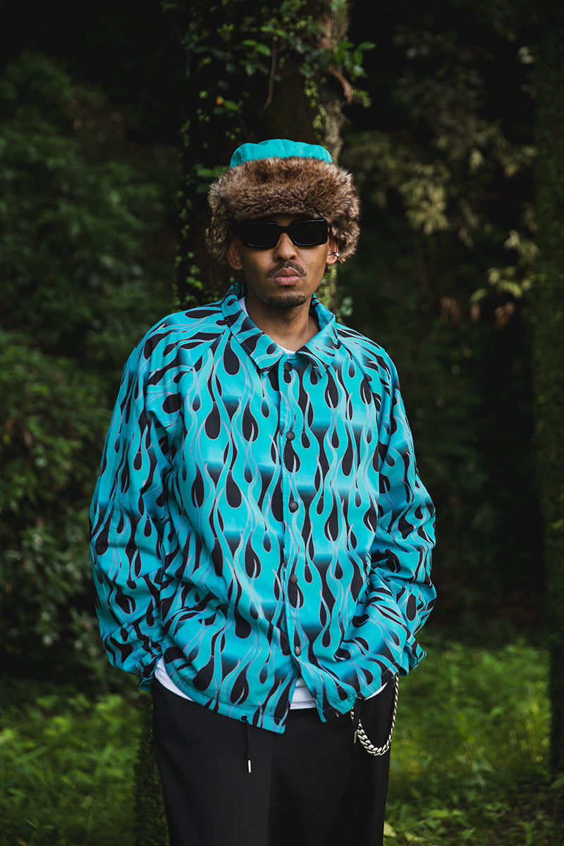 IRON CROSS EMBROIDERY REVERSIBLE COACH JKT