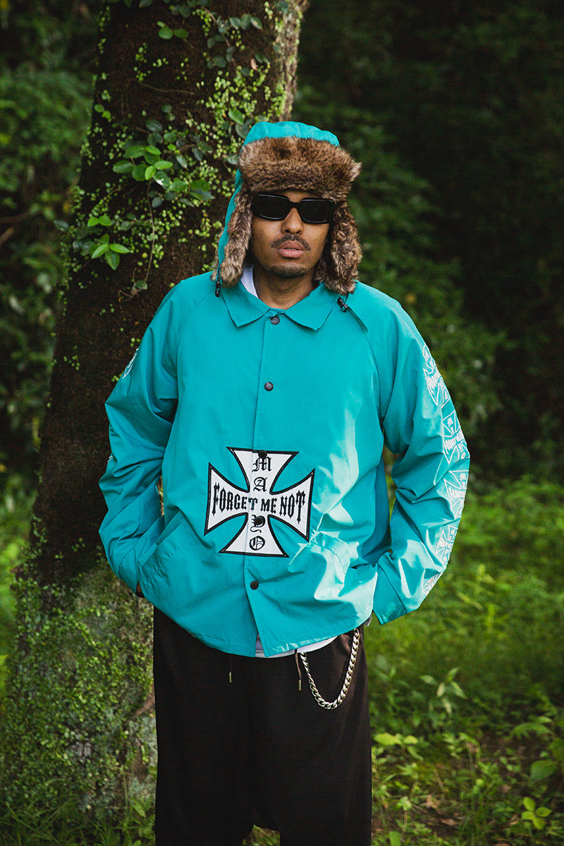 IRON CROSS EMBROIDERY REVERSIBLE COACH JKT