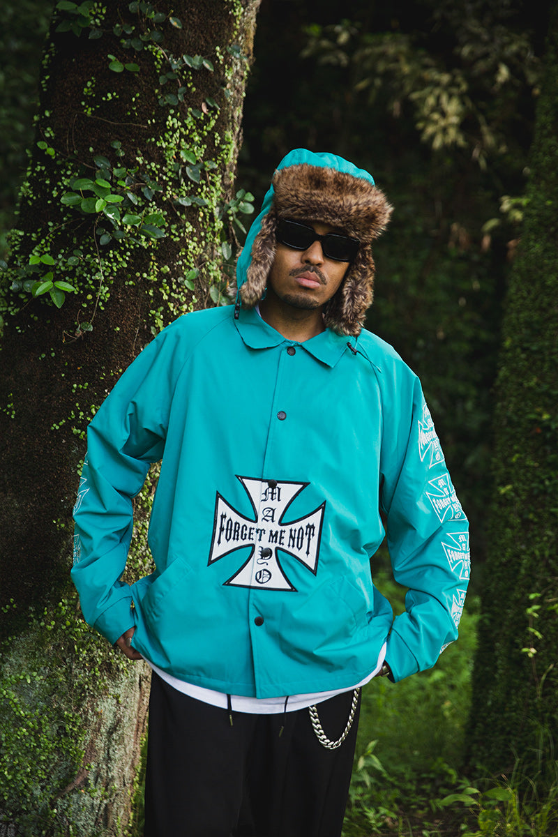 IRON CROSS EMBROIDERY REVERSIBLE COACH JKT