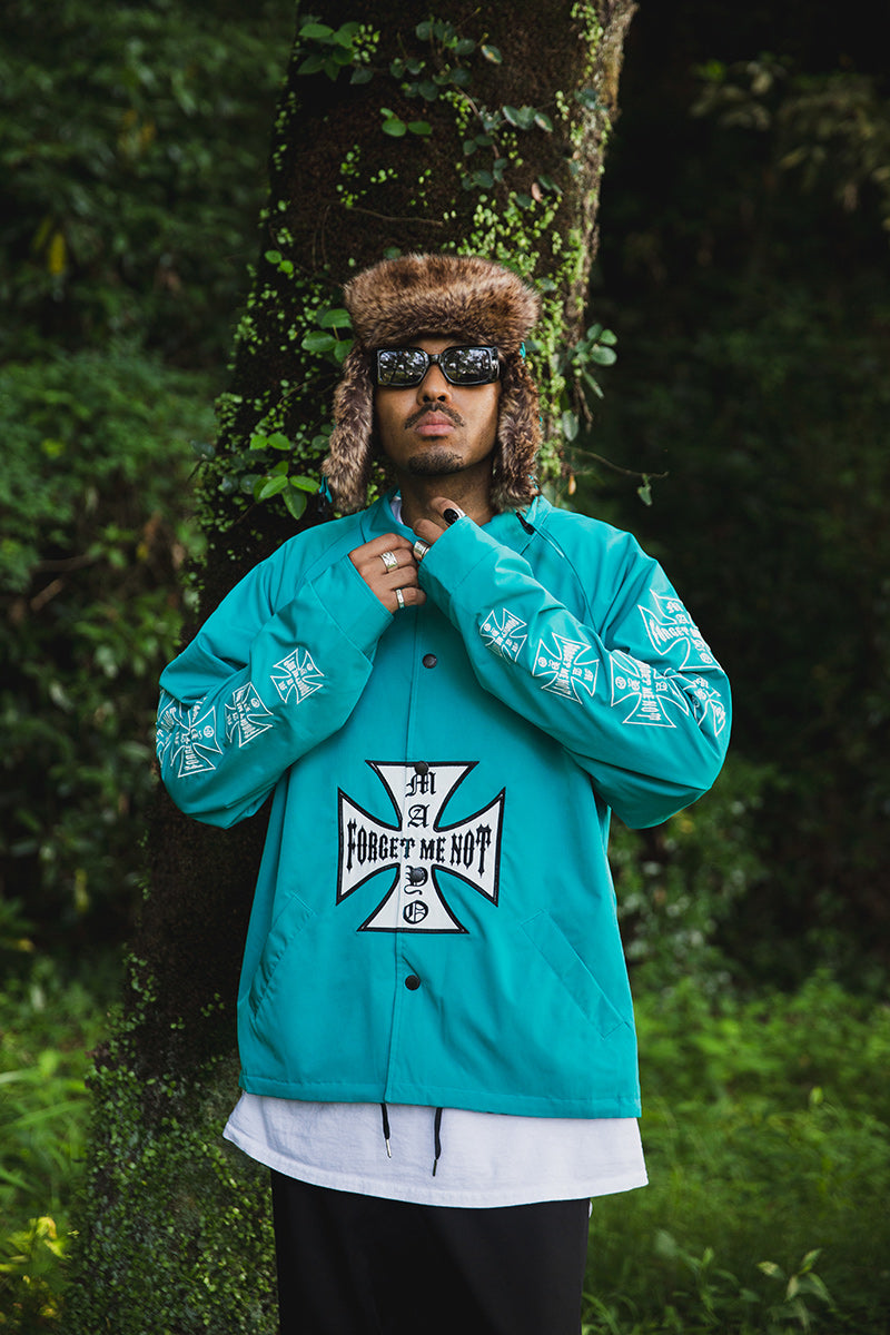 IRON CROSS EMBROIDERY REVERSIBLE COACH JKT