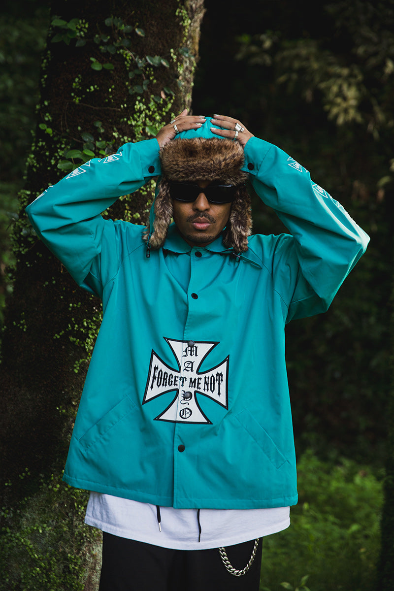 IRON CROSS EMBROIDERY REVERSIBLE COACH JKT