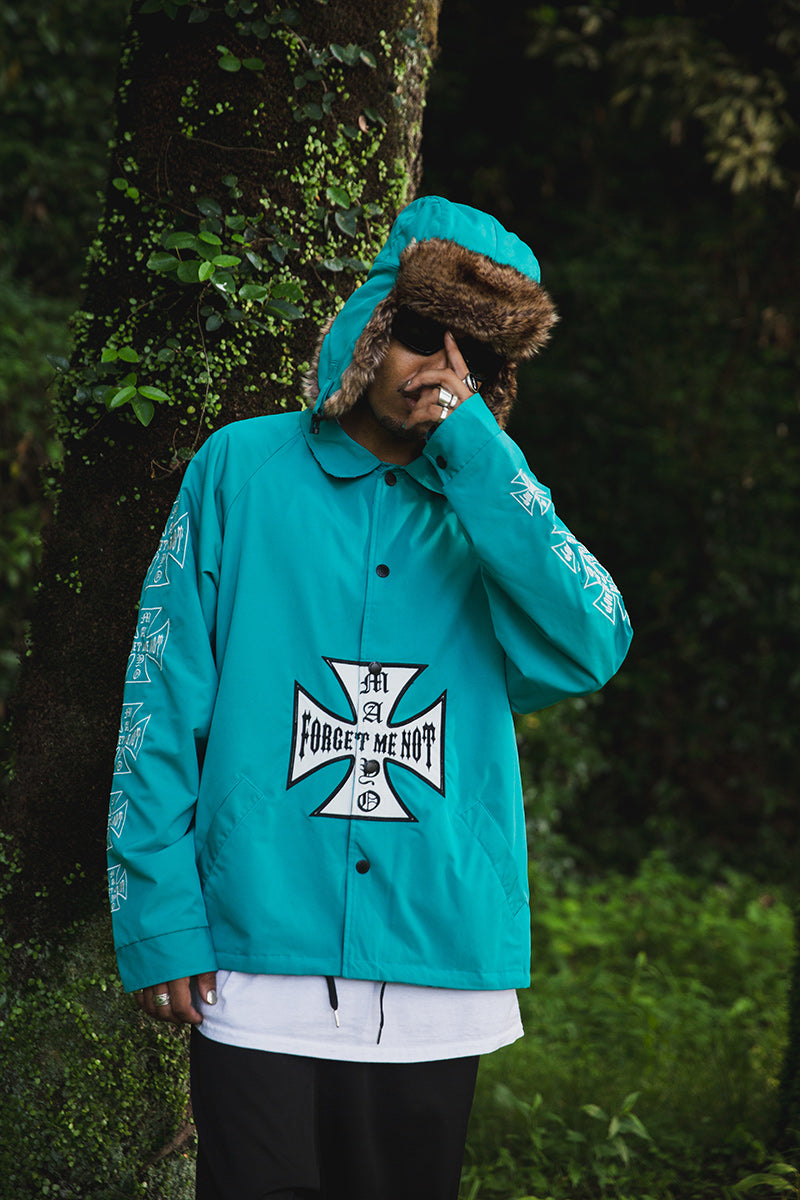 IRON CROSS EMBROIDERY REVERSIBLE COACH JKT