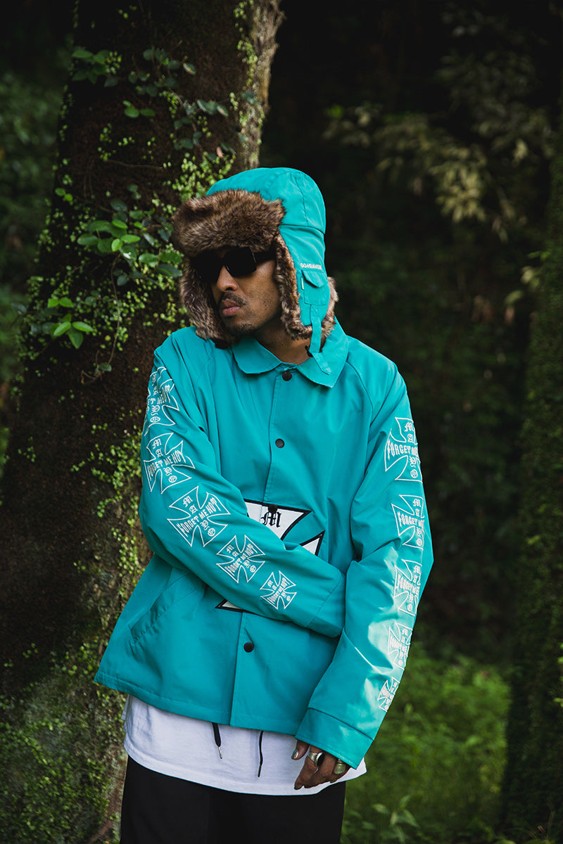 IRON CROSS EMBROIDERY REVERSIBLE COACH JKT