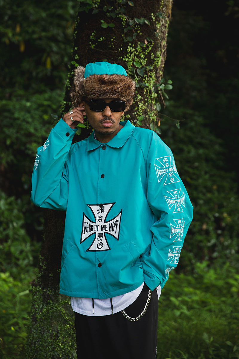 IRON CROSS EMBROIDERY REVERSIBLE COACH JKT