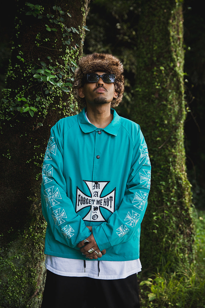 IRON CROSS EMBROIDERY REVERSIBLE COACH JKT