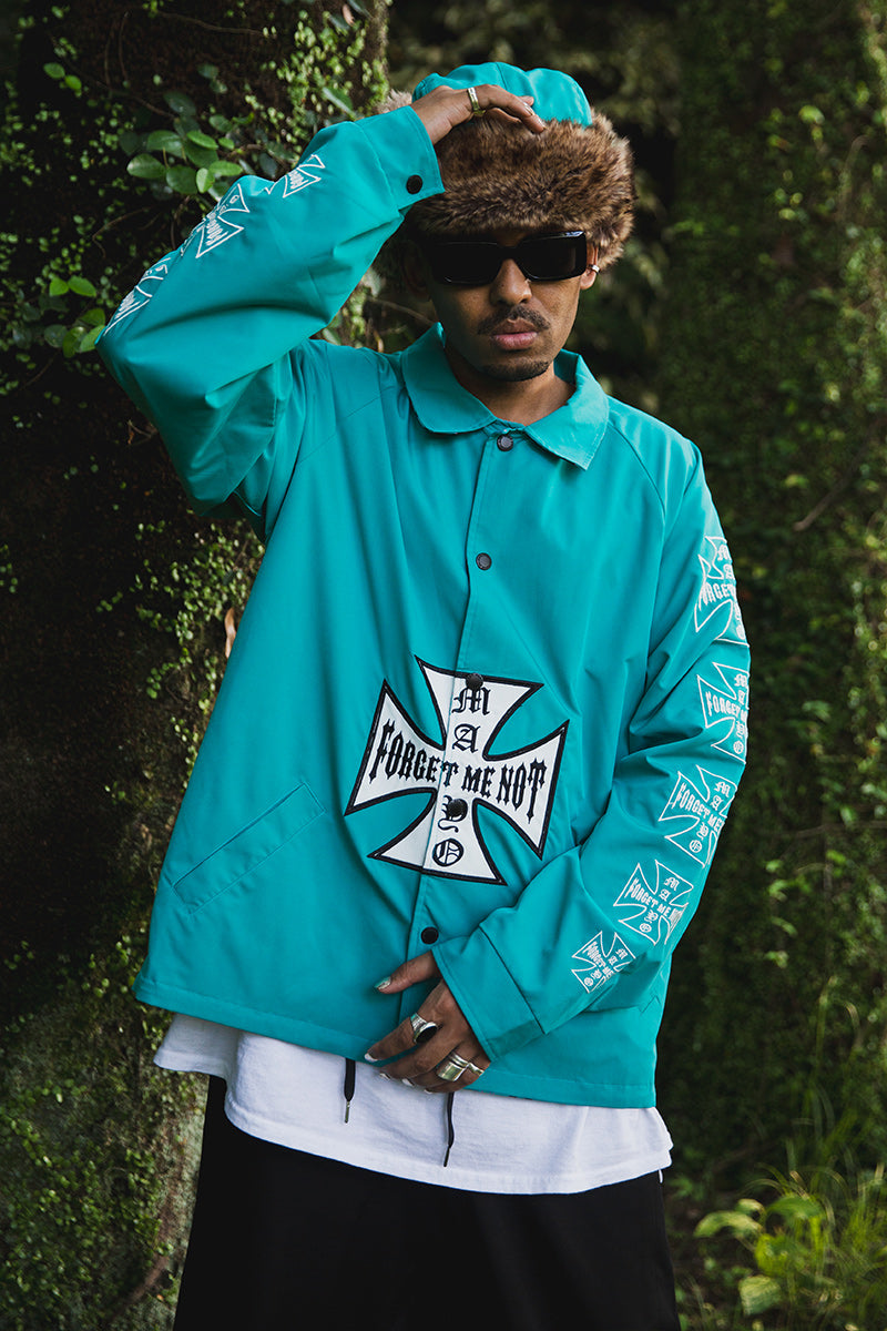 IRON CROSS EMBROIDERY REVERSIBLE COACH JKT