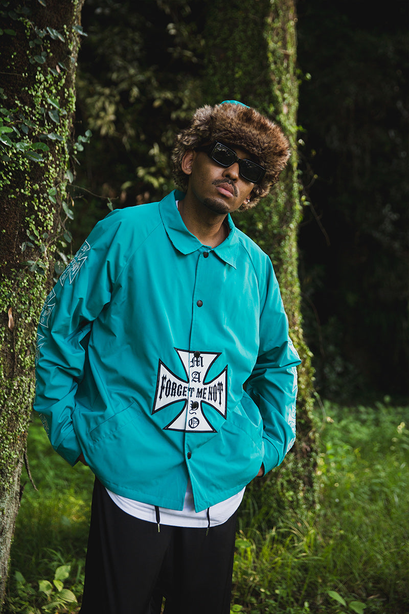 IRON CROSS EMBROIDERY REVERSIBLE COACH JKT