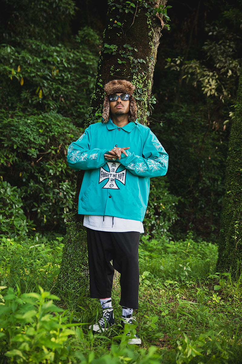 IRON CROSS EMBROIDERY REVERSIBLE COACH JKT