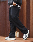 FADE PLAIN EMBROIDERY SWEAT PANTS