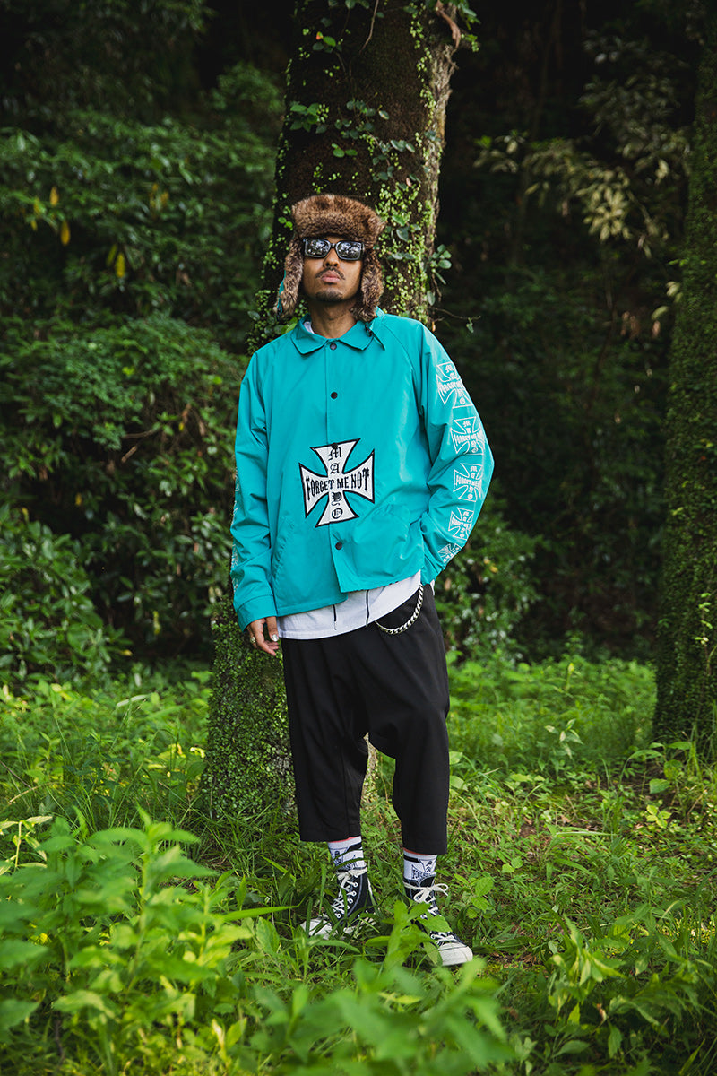 IRON CROSS EMBROIDERY REVERSIBLE COACH JKT