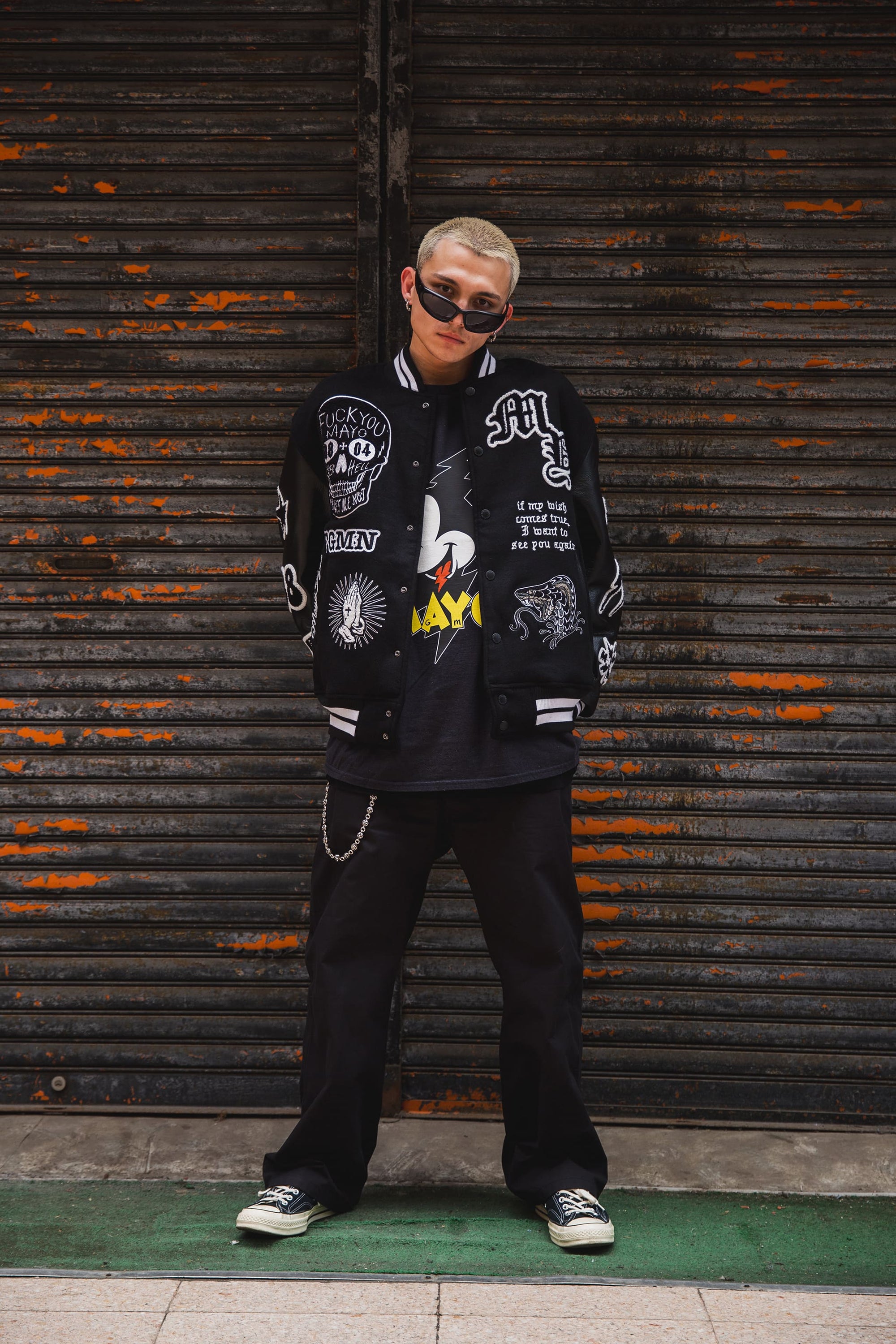 MAYO EMBROIDERY CHINO PANTS