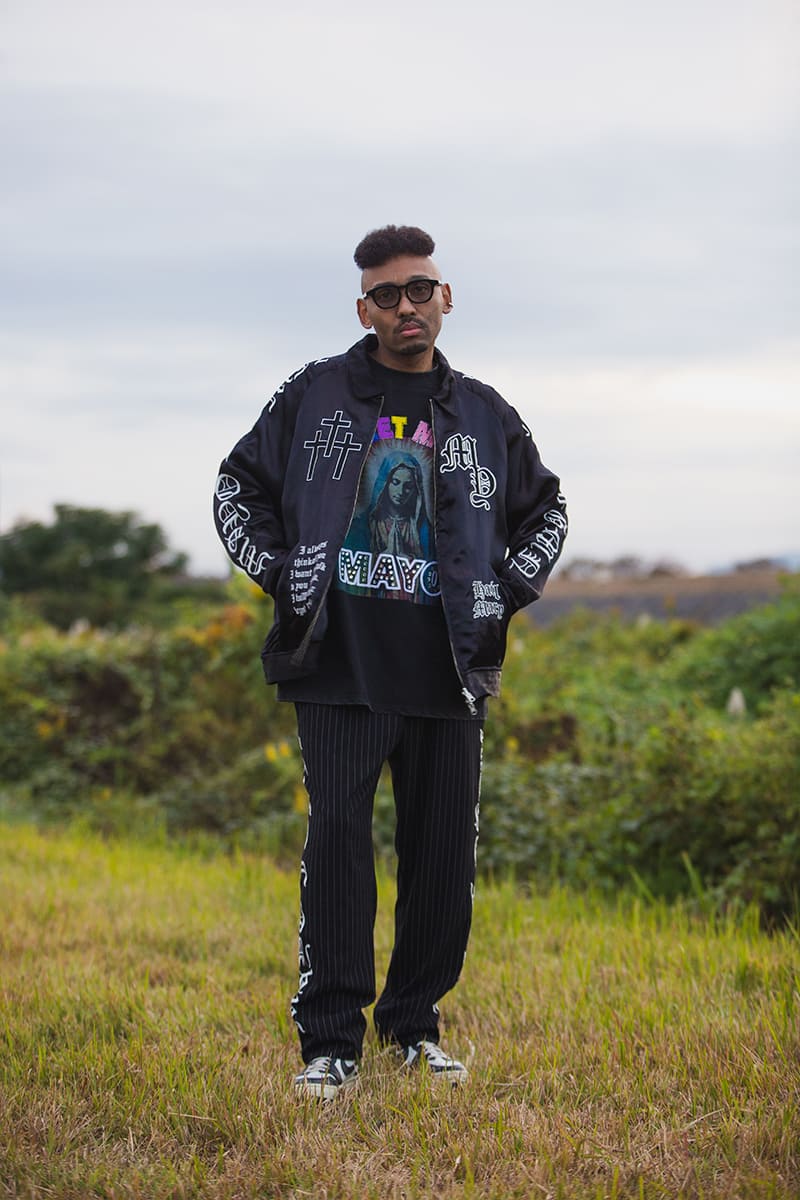 MAYO EMBROIDERY WITH COLLAR REVERSIBLE SOUVENIR JKT