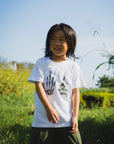 【KIDS】 F●CKIN F●CK PRINT  SHORT SLEEVE TEE - WHITE