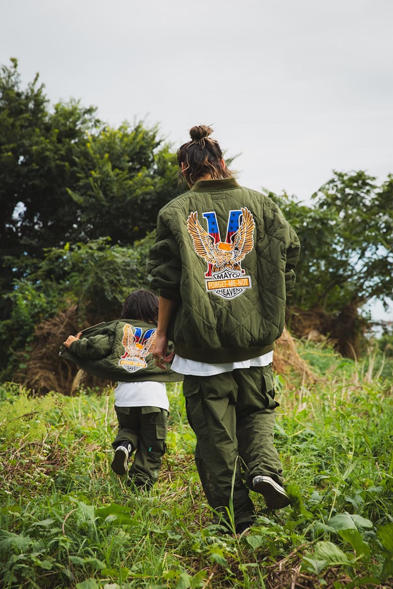 【KIDS】EAGLE  EMBROIDERY NYLON JKT -   OLIVE