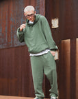 FADE PLAIN EMBROIDERY SWEAT PANTS