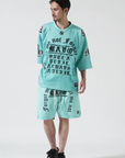 MAYO MESSAGE EMBROIDERY GAME SHORT SLEEVE SHIRT