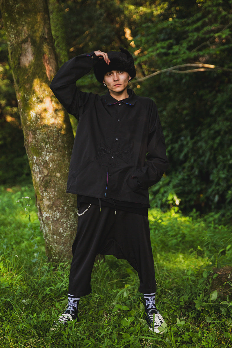 IRON CROSS EMBROIDERY REVERSIBLE COACH JKT