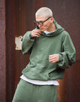 FADE PLAIN EMBROIDERY HOODIE