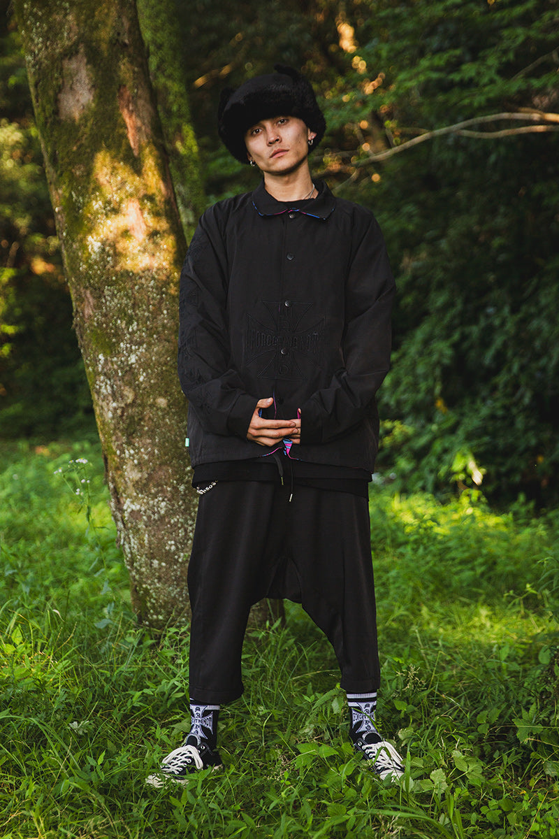 IRON CROSS EMBROIDERY REVERSIBLE COACH JKT