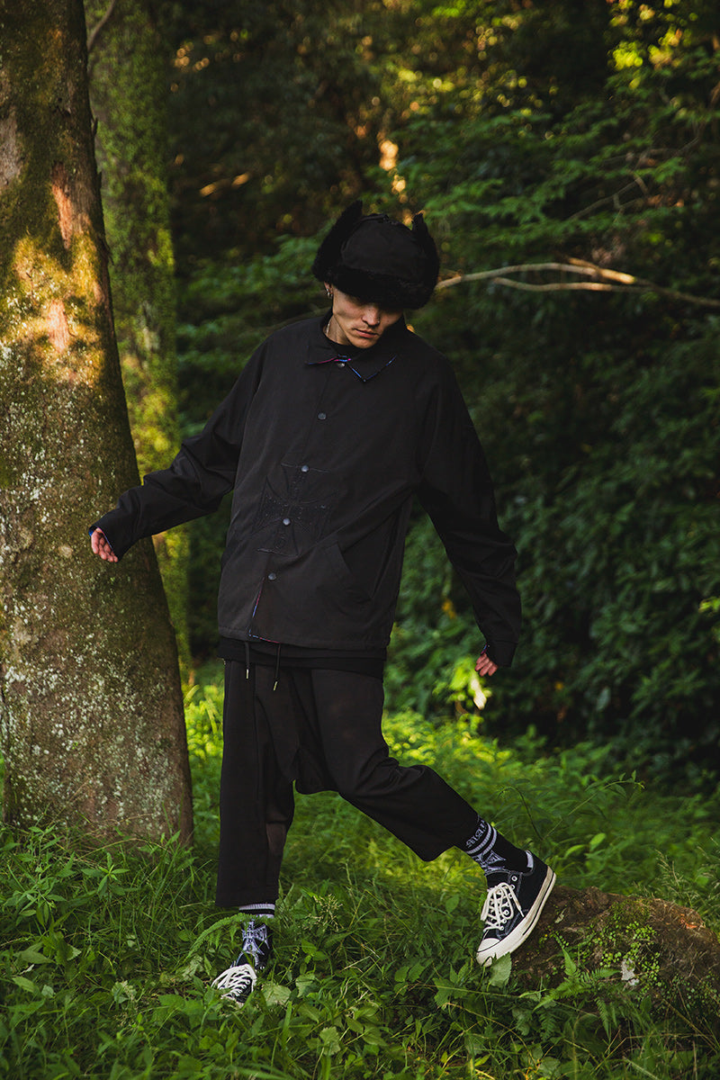 IRON CROSS EMBROIDERY REVERSIBLE COACH JKT