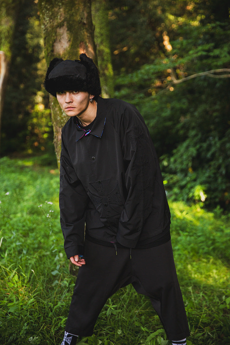 IRON CROSS EMBROIDERY REVERSIBLE COACH JKT