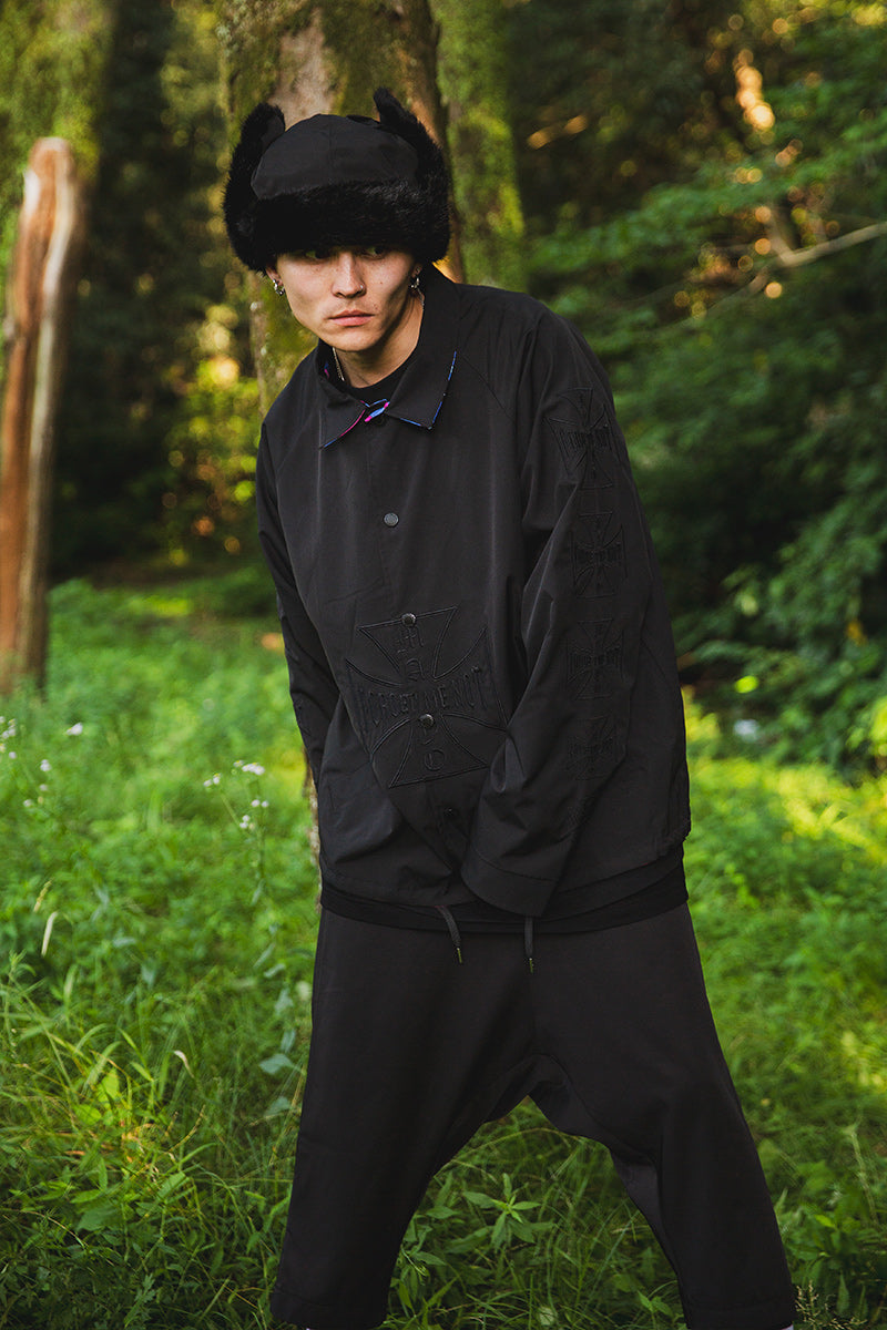 IRON CROSS EMBROIDERY NYLON BOA CAP