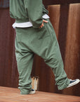 FADE PLAIN EMBROIDERY SWEAT PANTS