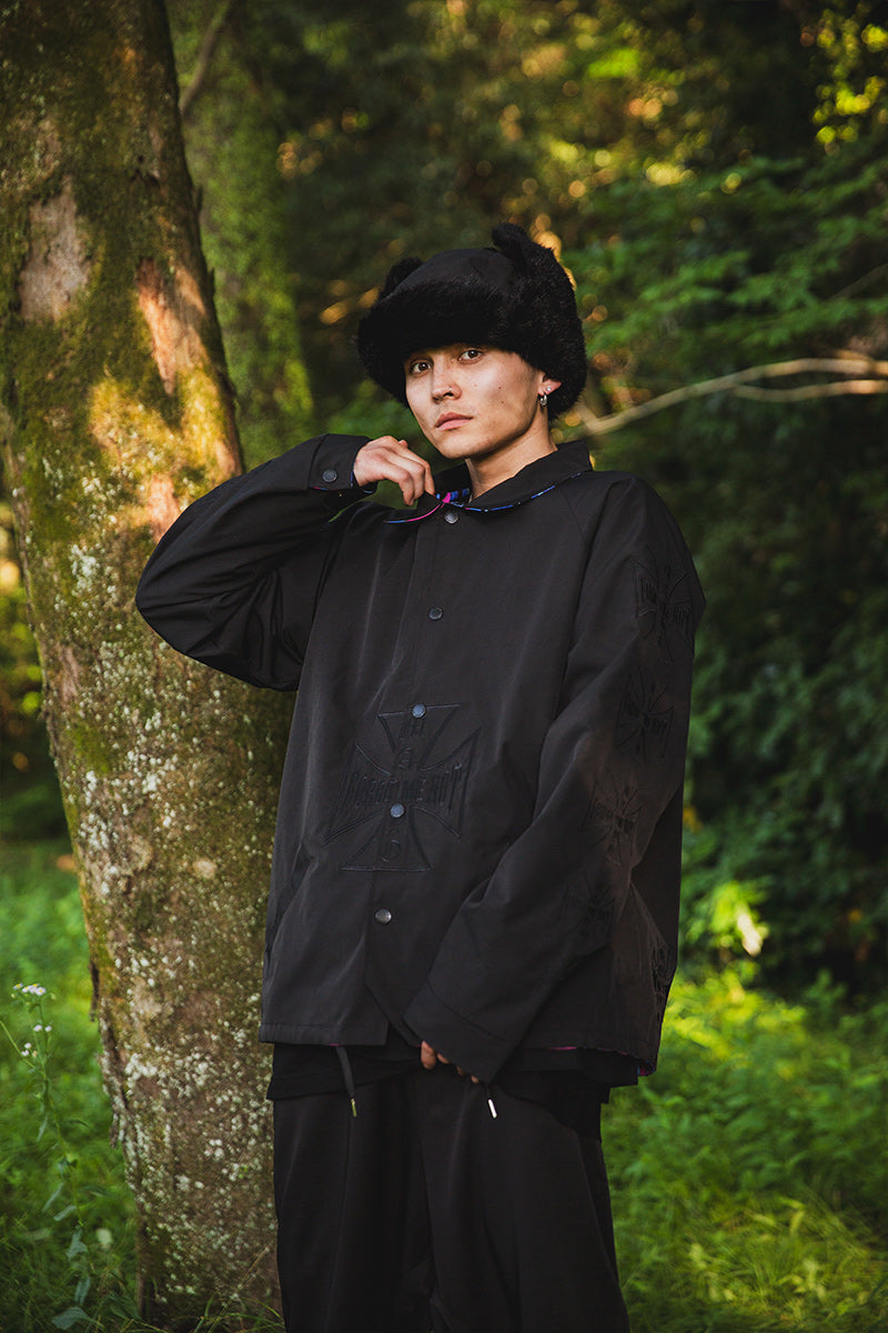 IRON CROSS EMBROIDERY REVERSIBLE COACH JKT